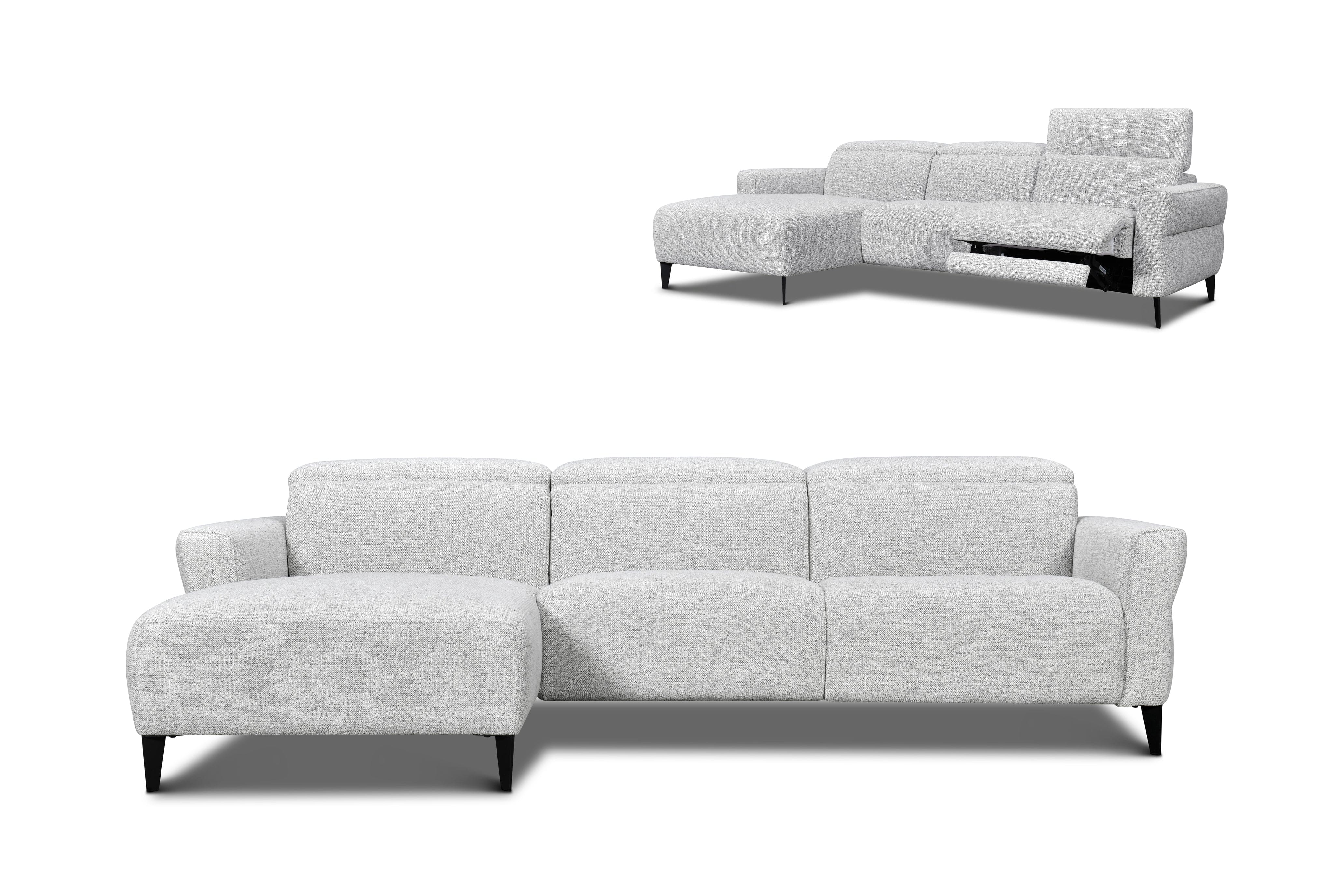 Chantelle Sofa / Adjustable Headrest / Fabric Casa Concetto Singapore