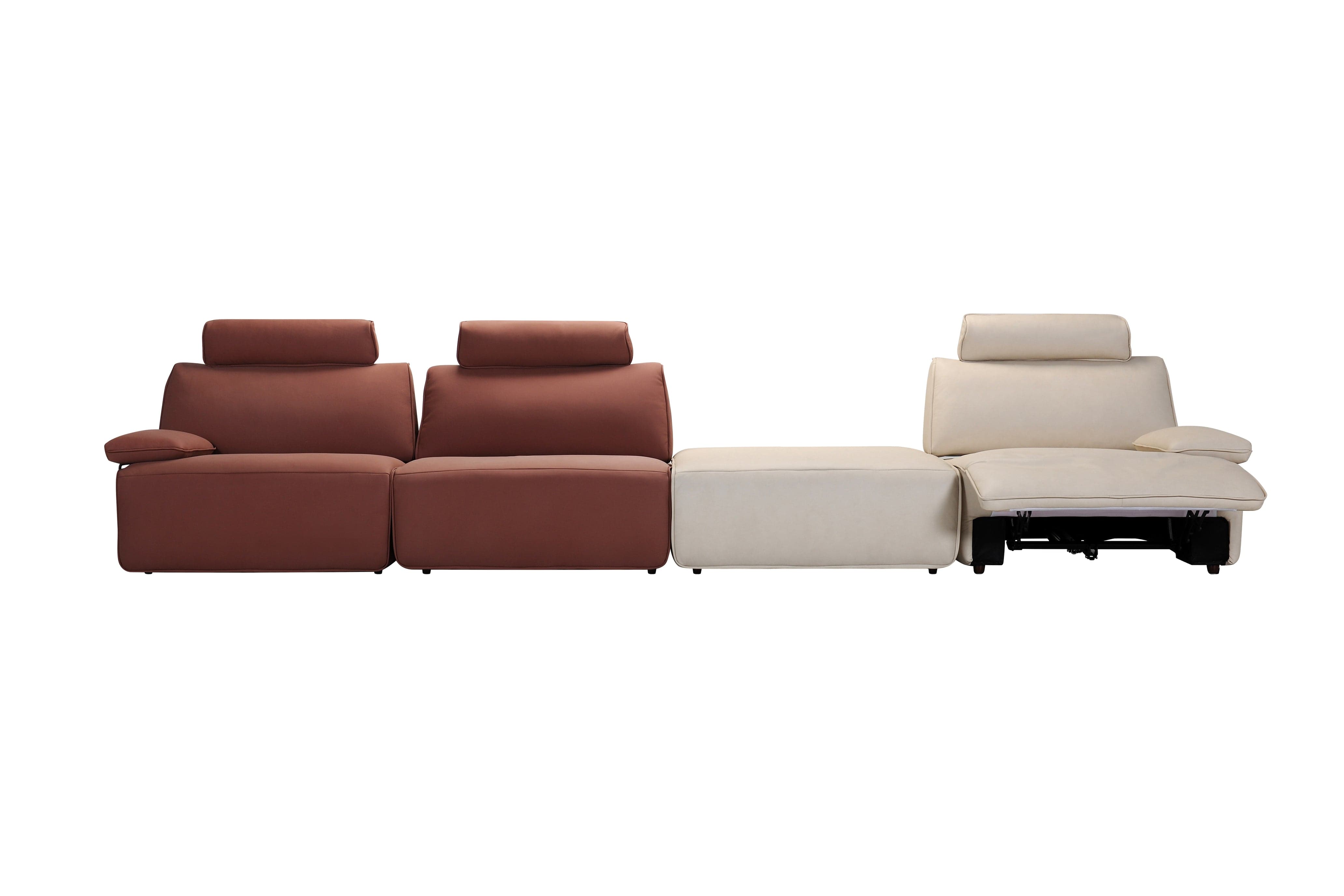 Orazio Sofa / Power Sliding Back-Rest + Incliner / Full Leather Casa Concetto Singapore