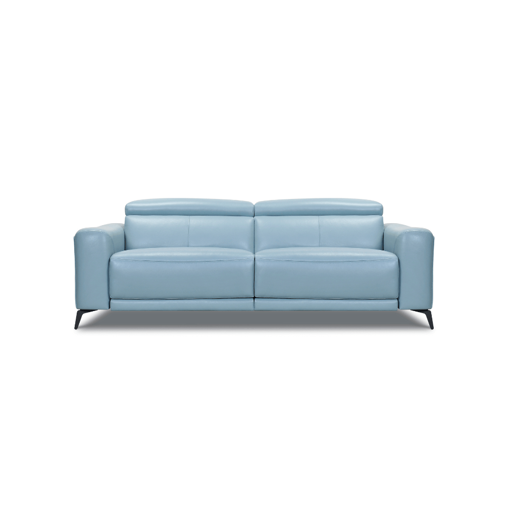 Yvette Sofa / Fixed / Adjustable Headrest / Full Leather – Casa Concetto